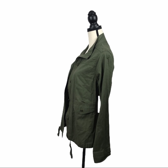 Sonoma Linen Blend Olive Green Jacket - Picture 6 of 9
